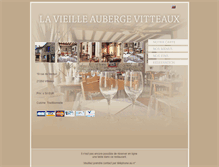 Tablet Screenshot of lavieilleaubergevitteaux.fr